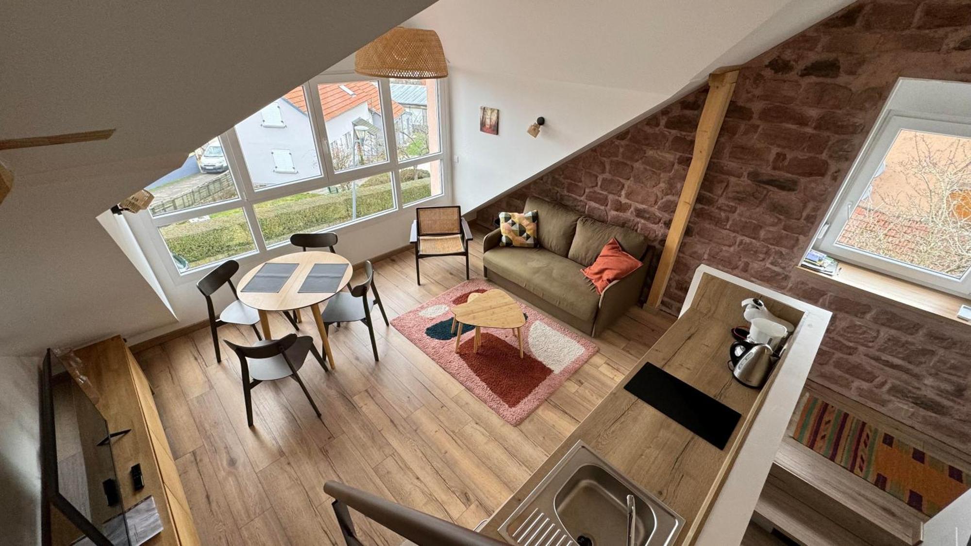 Le Pommier - Appt Avec Jardin Partage Apartment Puberg Luaran gambar